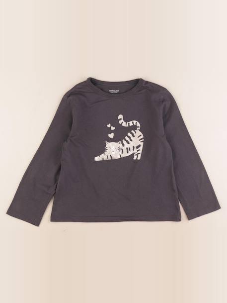 Tee-shirt - 6 ans Gris 1 - vertbaudet enfant 