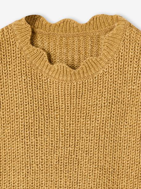 Pull fantaisie sans manche fille marine+olive 6 - vertbaudet enfant 