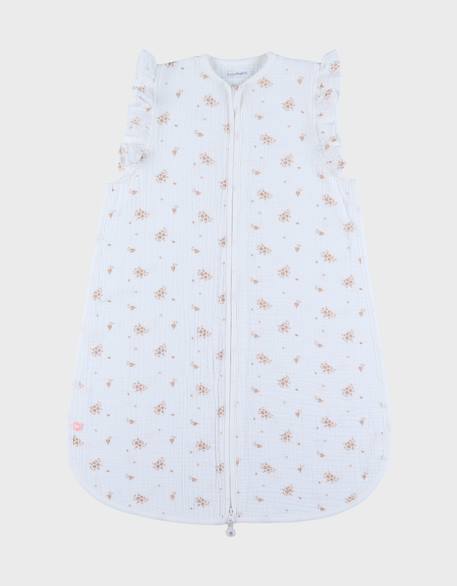 Gigoteuse en mousseline de coton bio Blanc+Blanc, rose 1 - vertbaudet enfant 
