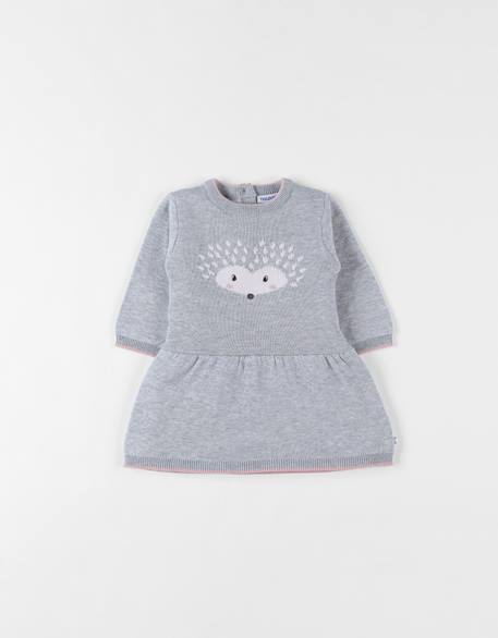 Robe en tricot Grey 1 - vertbaudet enfant 