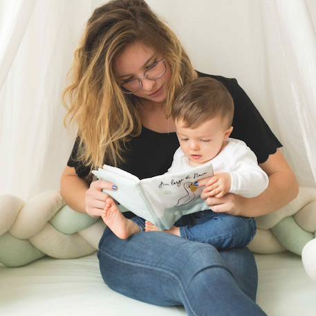 Livre d'éveil en tissu Crudo 2 - vertbaudet enfant 