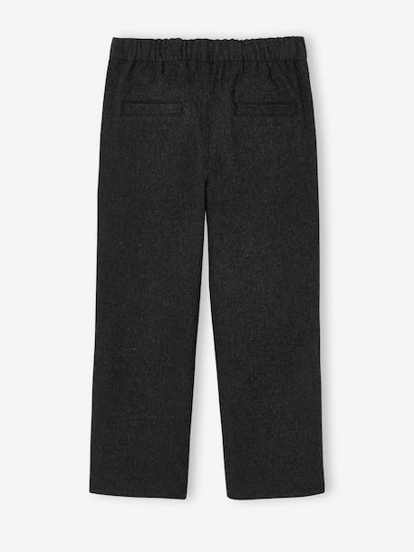 Pantalon droit garçon anthracite 2 - vertbaudet enfant 