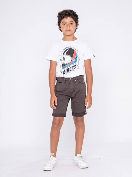 Bermuda blochelli garçon Beige+Blue+Grey+Red+Yellow 12 - vertbaudet enfant 