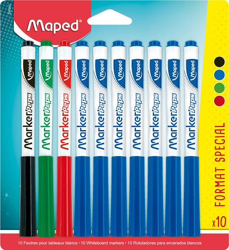 Fille-Accessoires-Fourniture scolaire-Boîte de feutres effaçables à sec marker