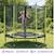 Trampoline jardin ø 250?cm + filet + échelle - jumpi 250 - noir/vert Beige 2 - vertbaudet enfant 