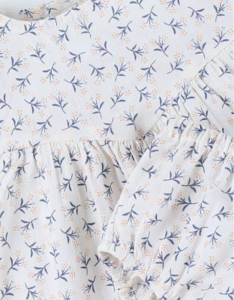 Robe avec bloomer voile de coton White 6 - vertbaudet enfant 