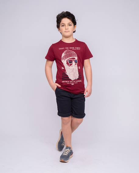 Bermuda chino bavolta garçon Beige+Black+Blue+Brown+Red 12 - vertbaudet enfant 