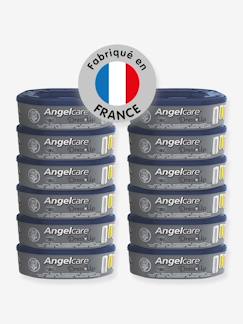 Fabrication française-Lot de 12 recharge pour poubelle à couches Dress up ANGELCARE