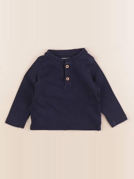Tee-shirt - 6 mois Bleu 1 - vertbaudet enfant 