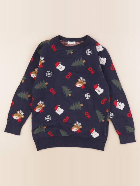 Pull - 8 ans Bleu, rouge 1 - vertbaudet enfant 