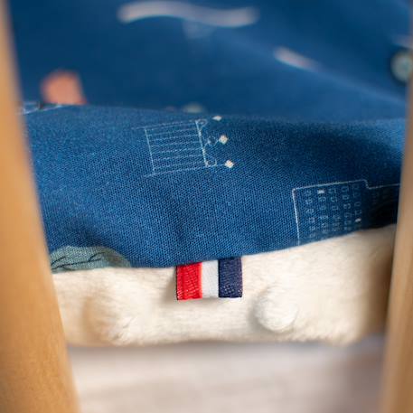Couverture réversible en minky new york Lior, camel 4 - vertbaudet enfant 