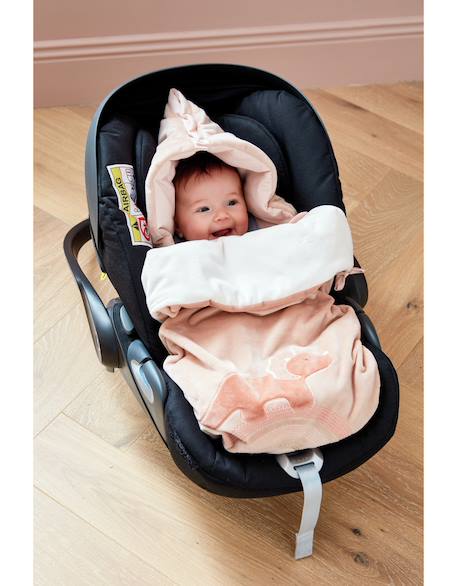 Nid d'ange popsie en veloudoux® Rose, écru 2 - vertbaudet enfant 