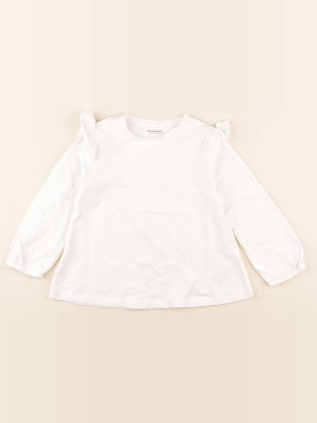 Tee-shirt - 5 ans Blanc 1 - vertbaudet enfant 
