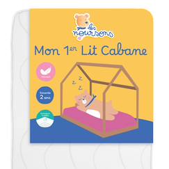 -Matelas enfant / bébé 80x160 cm - idéal pour lit cabane / lit gigogne - réversible - oeko tex