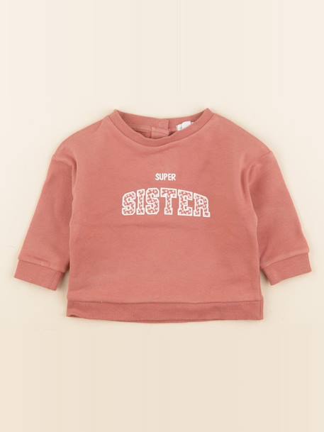 Sweat - 9 mois Rose 1 - vertbaudet enfant 