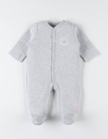 Pyjama dors-bien en jersey Grey 1 - vertbaudet enfant 