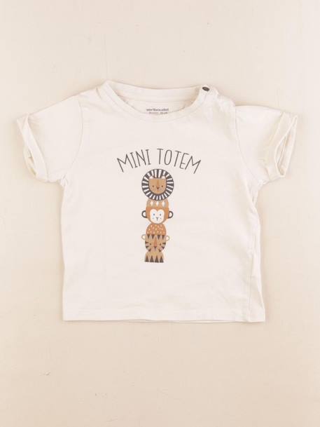 Tee-shirt - 24 mois Beige 1 - vertbaudet enfant 