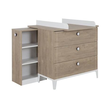 Petite bibliothèque mobile marcel Beige 4 - vertbaudet enfant 