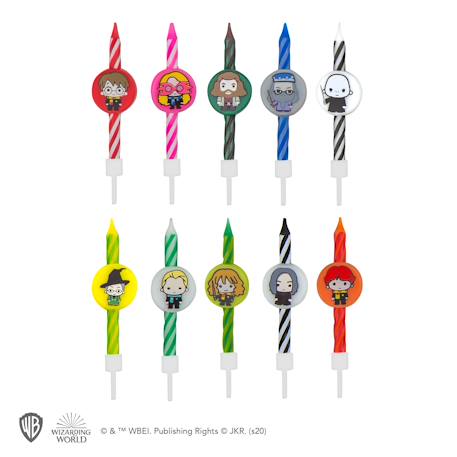 10 bougies d'anniversaire personnages harry potter & 1 happy birthday - harry potter Multi-coloured 4 - vertbaudet enfant 