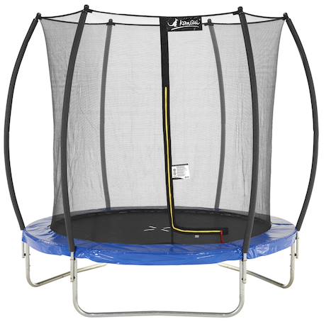 Trampoline rond ø 250cm avec filet de sécurité intérieur - fpr 250 Blue 1 - vertbaudet enfant 