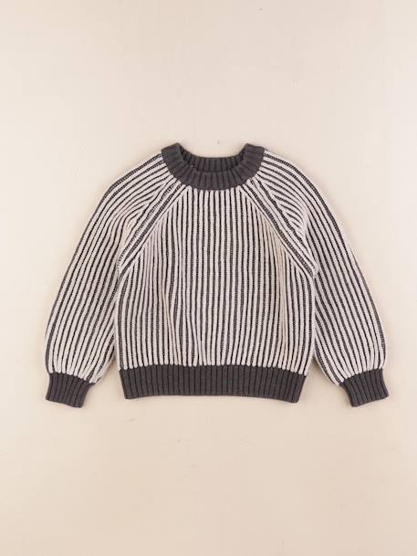 Pull - 4 ans Beige, gris 1 - vertbaudet enfant 
