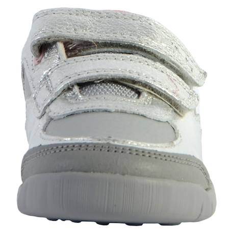 Baskets basses à scratch Argent 4 - vertbaudet enfant 