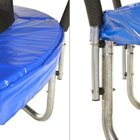 Trampoline rond ø 300cm avec filet de sécurité et échelle - fpr 300 Blue 6 - vertbaudet enfant 