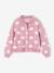 Gilet jacquard coeurs fille beige doré+lilas+vieux rose 6 - vertbaudet enfant 