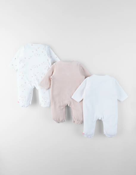 Lot de 3 dors-bien en velours White 6 - vertbaudet enfant 