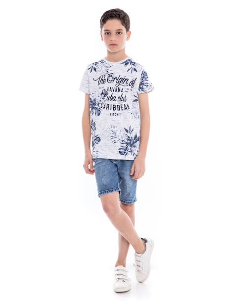 Bermuda en jean slim bakerfield garçon Blue 4 - vertbaudet enfant 