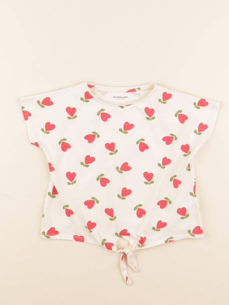 Tee-shirt - 3 ans Beige, rouge 1 - vertbaudet enfant 