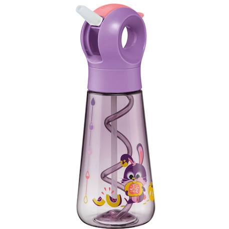 Gourde étanche avec paille Purple 1 - vertbaudet enfant 