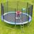 Trampoline rond 360cm avec filet, échelle, bâche et kit d'ancrage Blue 3 - vertbaudet enfant 