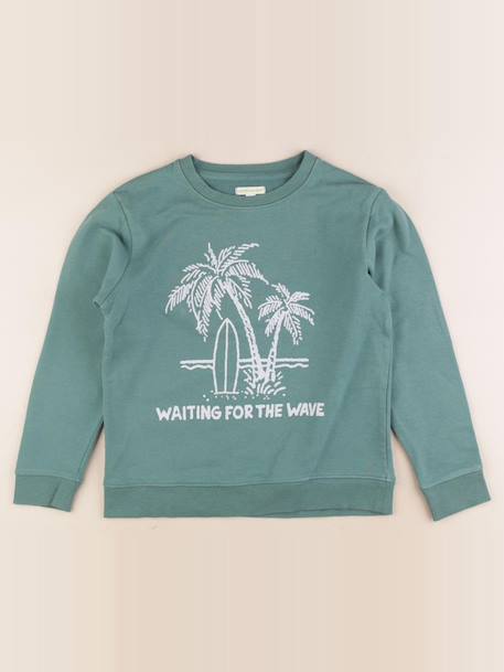 Sweat - 10 ans Vert 1 - vertbaudet enfant 