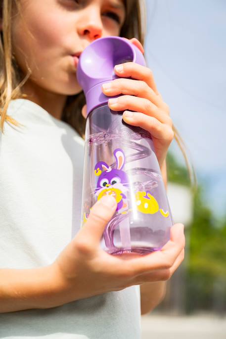 Gourde étanche avec paille Purple 2 - vertbaudet enfant 