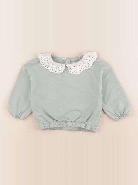 Sweat - 12 mois Vert 1 - vertbaudet enfant 