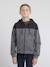Sweat zippé capuche wildomax garçon Grey 1 - vertbaudet enfant 