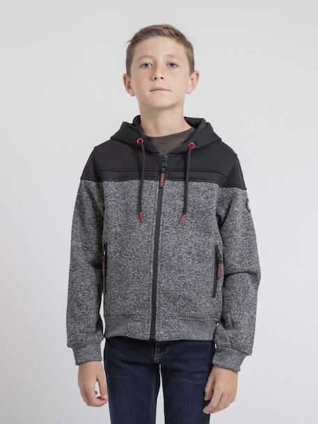 Garçon-Pull, gilet, sweat-Sweat zippé capuche wildomax garçon