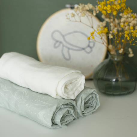 Lot de 3 langes oeko-tex® standard 100 Verde 4 - vertbaudet enfant 