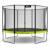 Trampoline de jardin ø 360cm + filet de sécurité - punchi 360 vert Green 1 - vertbaudet enfant 