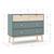 Commode 4 tiroirs gain de place - gamme léonie Green 3 - vertbaudet enfant 