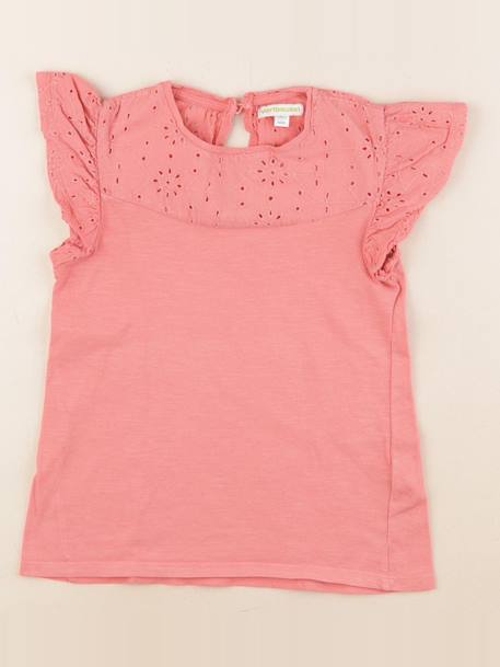 Tee-shirt - 8 ans Rose 1 - vertbaudet enfant 