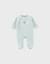 Pyjama bébé en velours avec broderie escargot Green 1 - vertbaudet enfant 