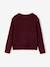 Gilet col boutonné fille bordeaux 2 - vertbaudet enfant 
