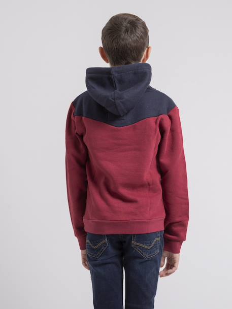 Sweat capuche warcy garçon Red 2 - vertbaudet enfant 