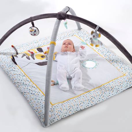 Tapis d'éveil pour bébé collection koala et sa tribu Grey 2 - vertbaudet enfant 