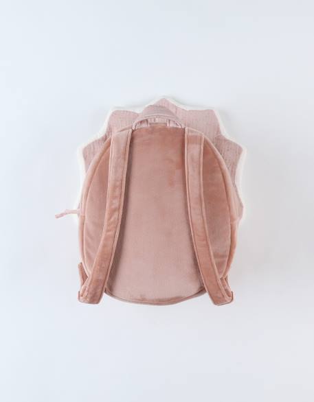 Sac à dos popsie en veloudoux® Rose, écru 3 - vertbaudet enfant 