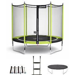 -Trampoline ø 250?cm + filet + échelle + bâche + kit d'ancrage - jumpi 250