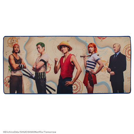 Tapis de bureau équipage du chapeau de paille - one piece Multi-coloured 1 - vertbaudet enfant 