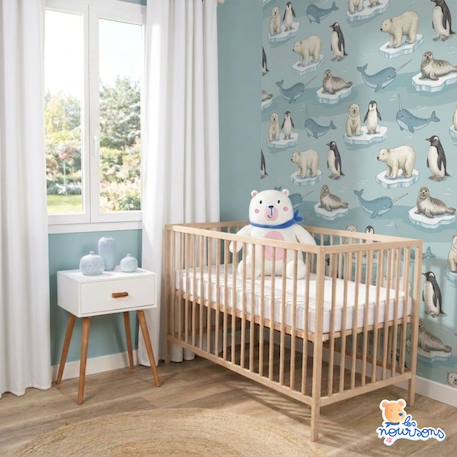 Matelas bébé climatisé - face été / hiver White 2 - vertbaudet enfant 